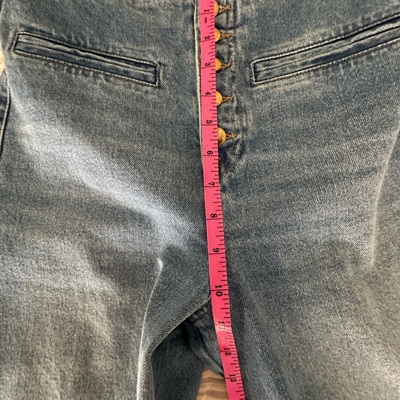 Zara Light Blue Crop WideLeg Jeans - Picture 9 of 9